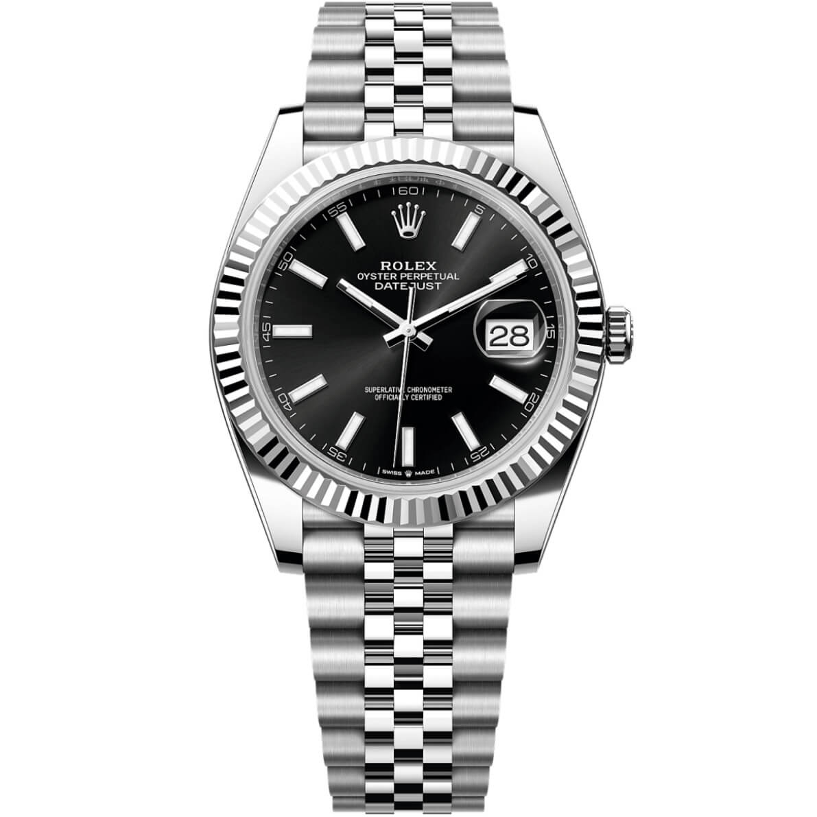 Rolex Datejust Black Dial 41mm 126334